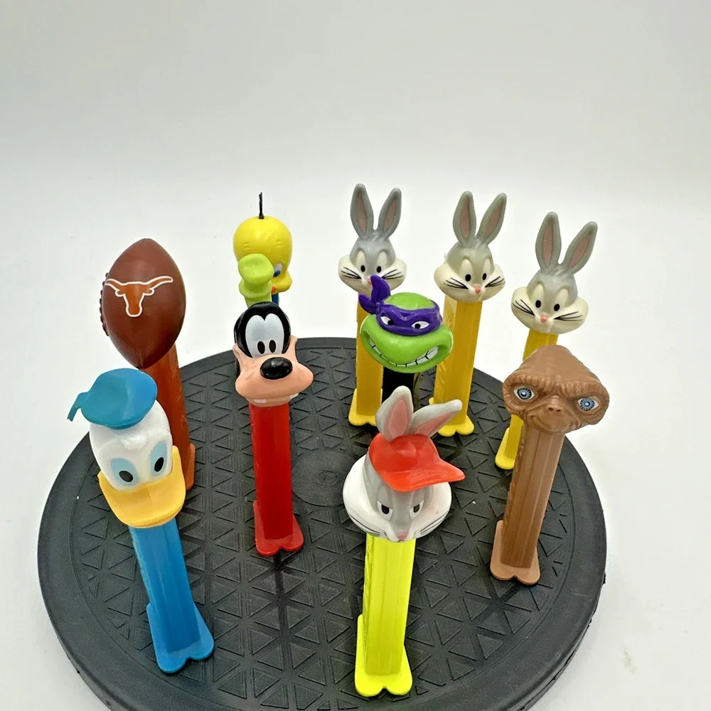 Lot Of 10 Vintage PEZ Dispensers